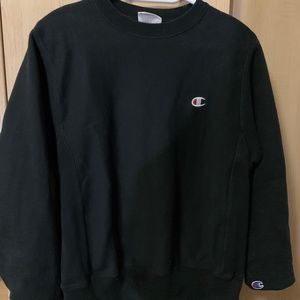 Black Champion Crew Neck